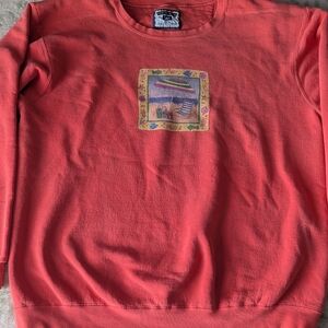 Vintage Lee Beach Graphic Crewneck Sweatshirt XL